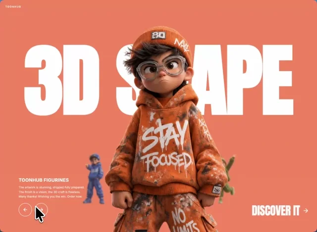 Demo de personaje coleccionable en 3D